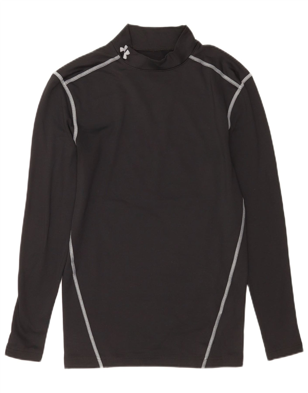 Maglia Under Armour da donna Cold Gear manica lunga UK 12 medio poliestere nero