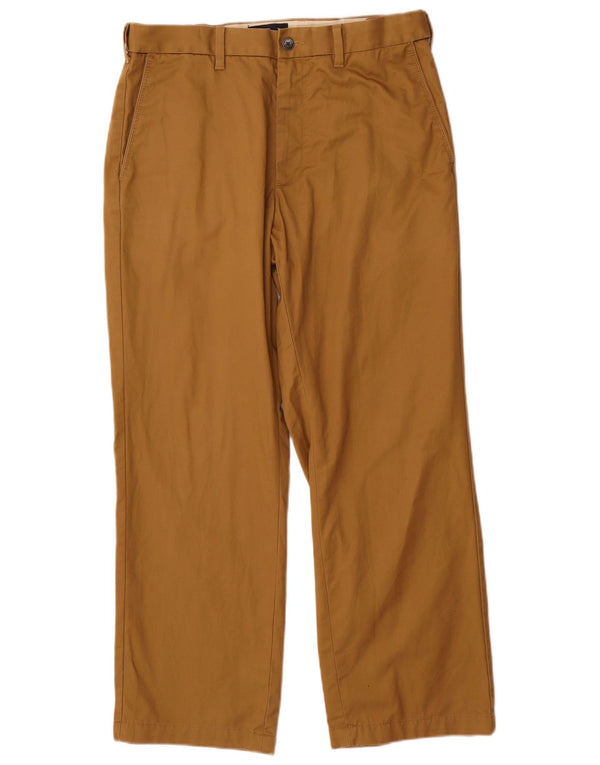 Pantaloni chino dritti Marks & Spencer da uomo blu Harbour W34 L29 Beige