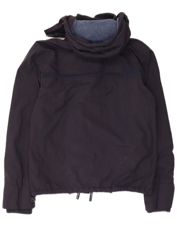 Giacca a vento con cappuccio da uomo Superdry Windcheater UK 36 Small Blu Navy
