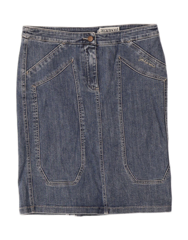 JECKERSON Womens Denim Skirt W28 Medium Blue