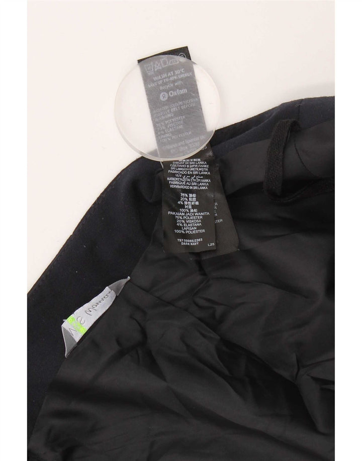 Gonna a tubino da donna Marks & Spencer UK 20 2XL W38 Poliestere blu navy