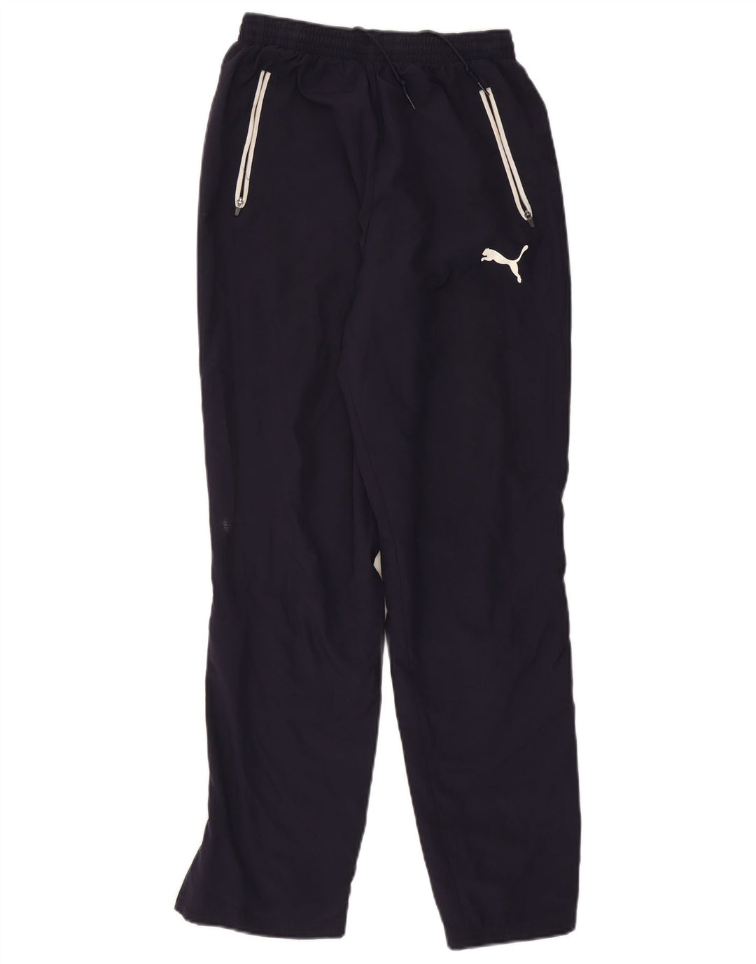 Pantaloni da tuta da uomo PUMA piccoli in poliestere blu navy