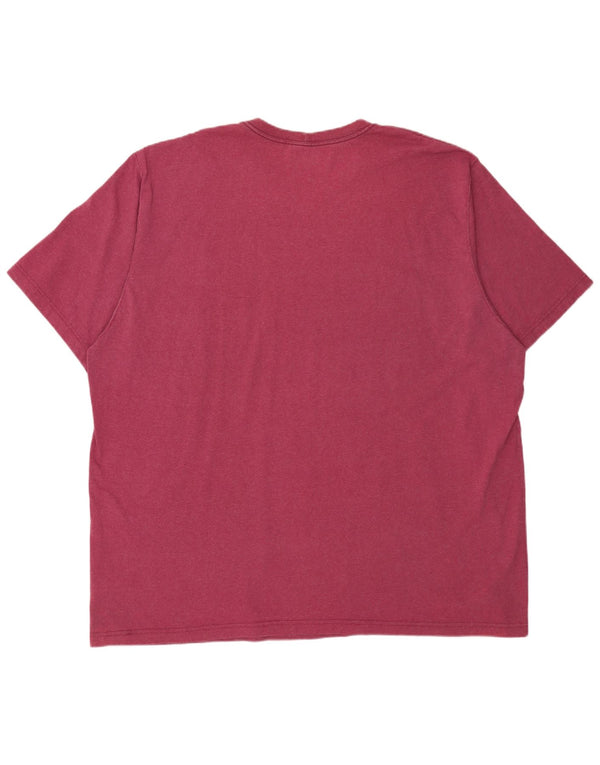 T-shirt ampia da uomo Carhartt Top 3XL in cotone bordeaux