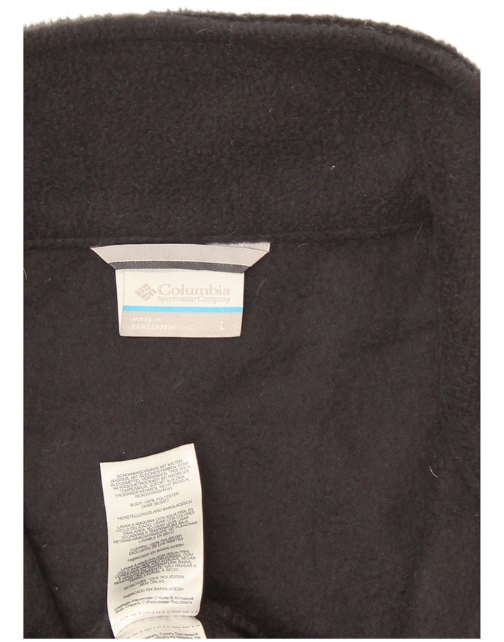 Gilet in pile da uomo Columbia UK 40 grande poliestere nero