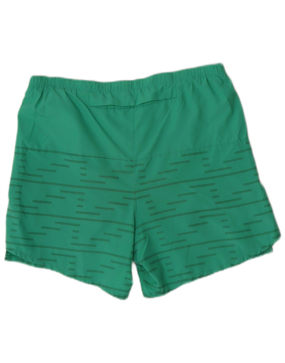 Pantaloncini sportivi Nike da uomo Dri Fit piccoli in poliestere a righe verdi