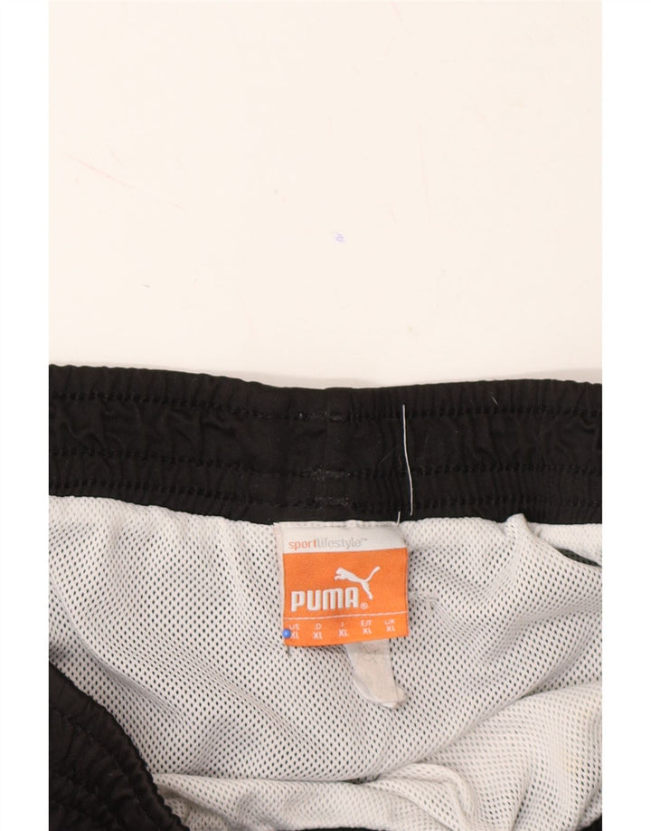 PUMA Mens Sport Shorts XL Black Vintage Puma and Second-Hand Puma from Messina Hembry 