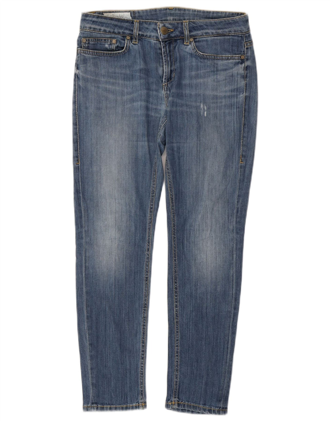 Jeans slim effetto consumato DONDUP da donna W29 L27 cotone blu