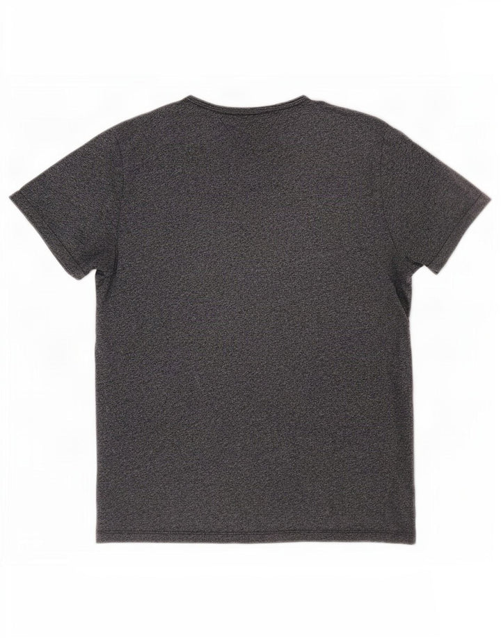 T-shirt da uomo Tommy Hilfiger Top grande in cotone chiazzato grigio