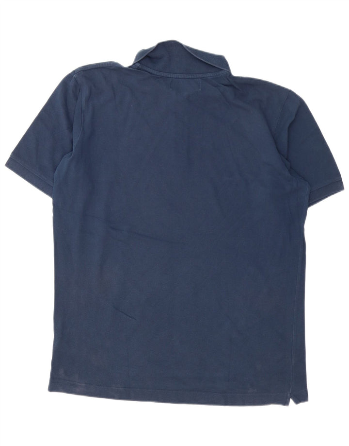 Polo Kappa Uomo Large in cotone Blu Navy