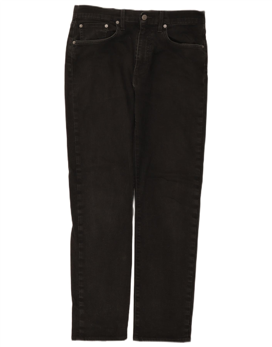 Levi's Uomo 502 Jeans affusolati W32 L32 Cotone Nero