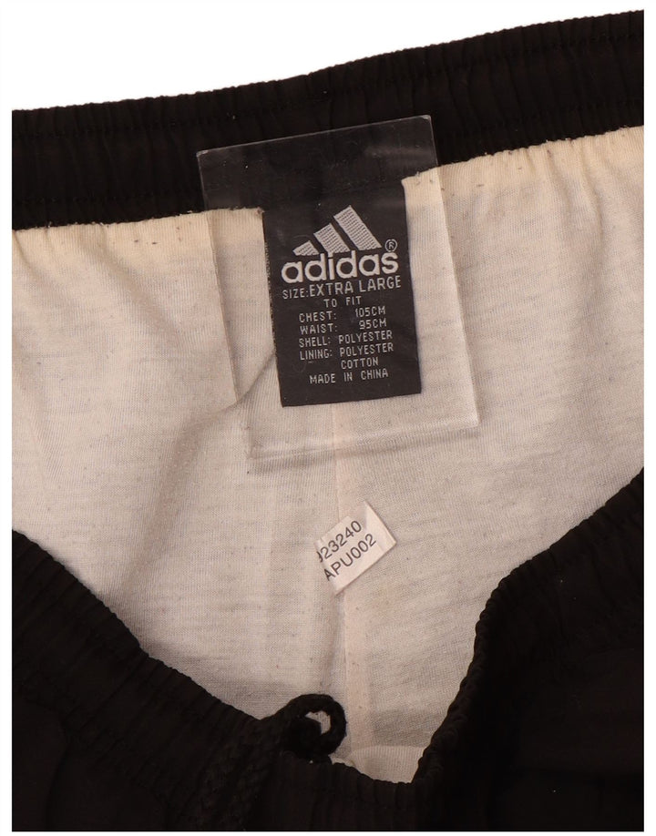 Pantaloni da tuta con grafica ADIDAS da uomo Joggers XL Nero Colourblock
