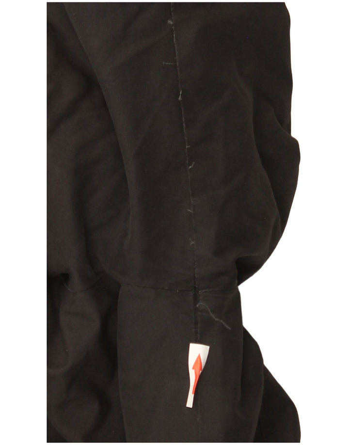 Parka con cappuccio da donna canadese EU 42 cotone nero medio