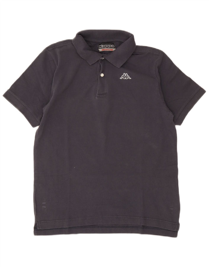 Polo Kappa Uomo Media Cotone Blu Navy