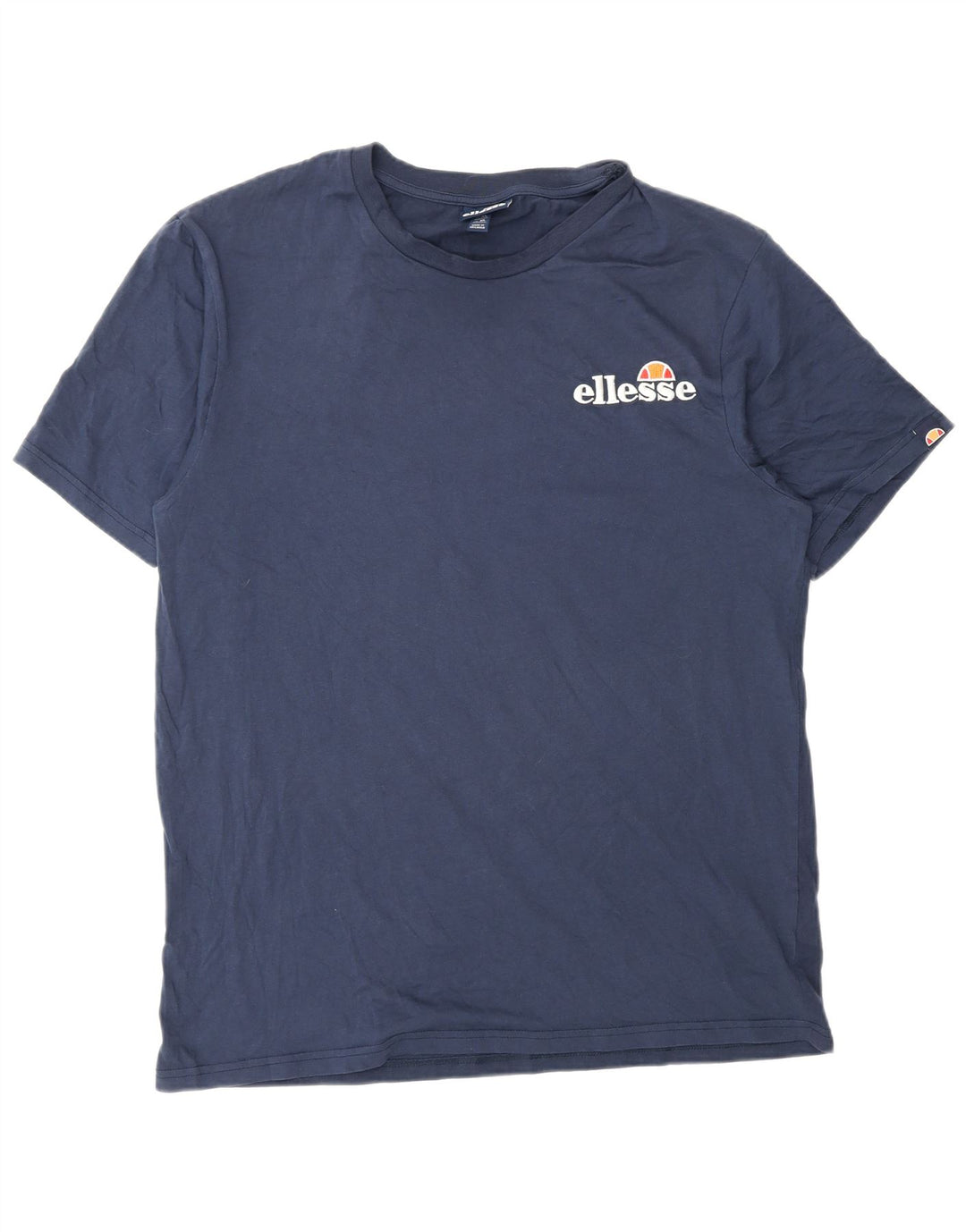 T-shirt grafica da uomo Ellesse Top XL in cotone blu