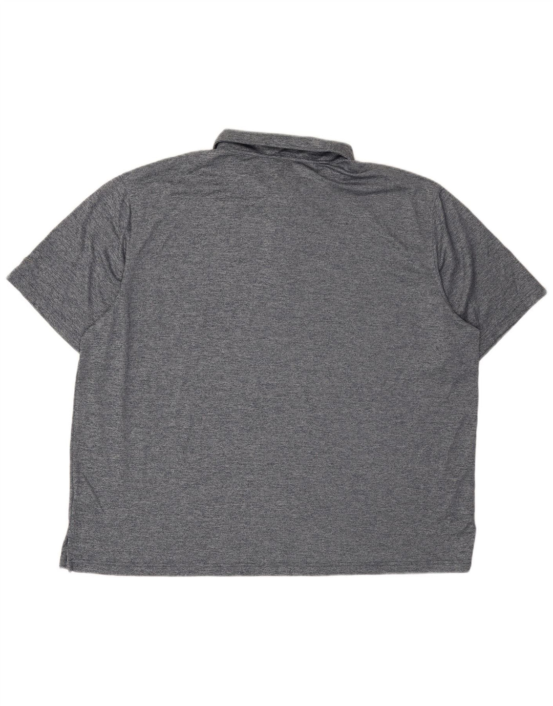 Polo Reebok da uomo 3XL poliestere chiazzato grigio