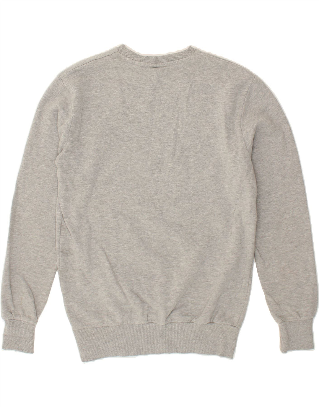 ELLESSE Womens Longline Oversized Sweatshirt Jumper UK 10 Small Grey Vintage Ellesse and Second-Hand Ellesse from Messina Hembry 