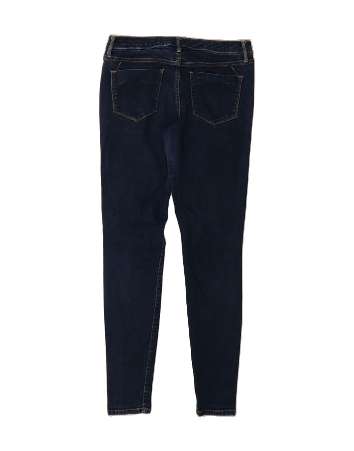 MOSSIMO Womens Mid Rise Jegging Jeans US 8 Medium W29 L39 Navy Blue Cotton Vintage Mossimo and Second-Hand Mossimo from Messina Hembry 