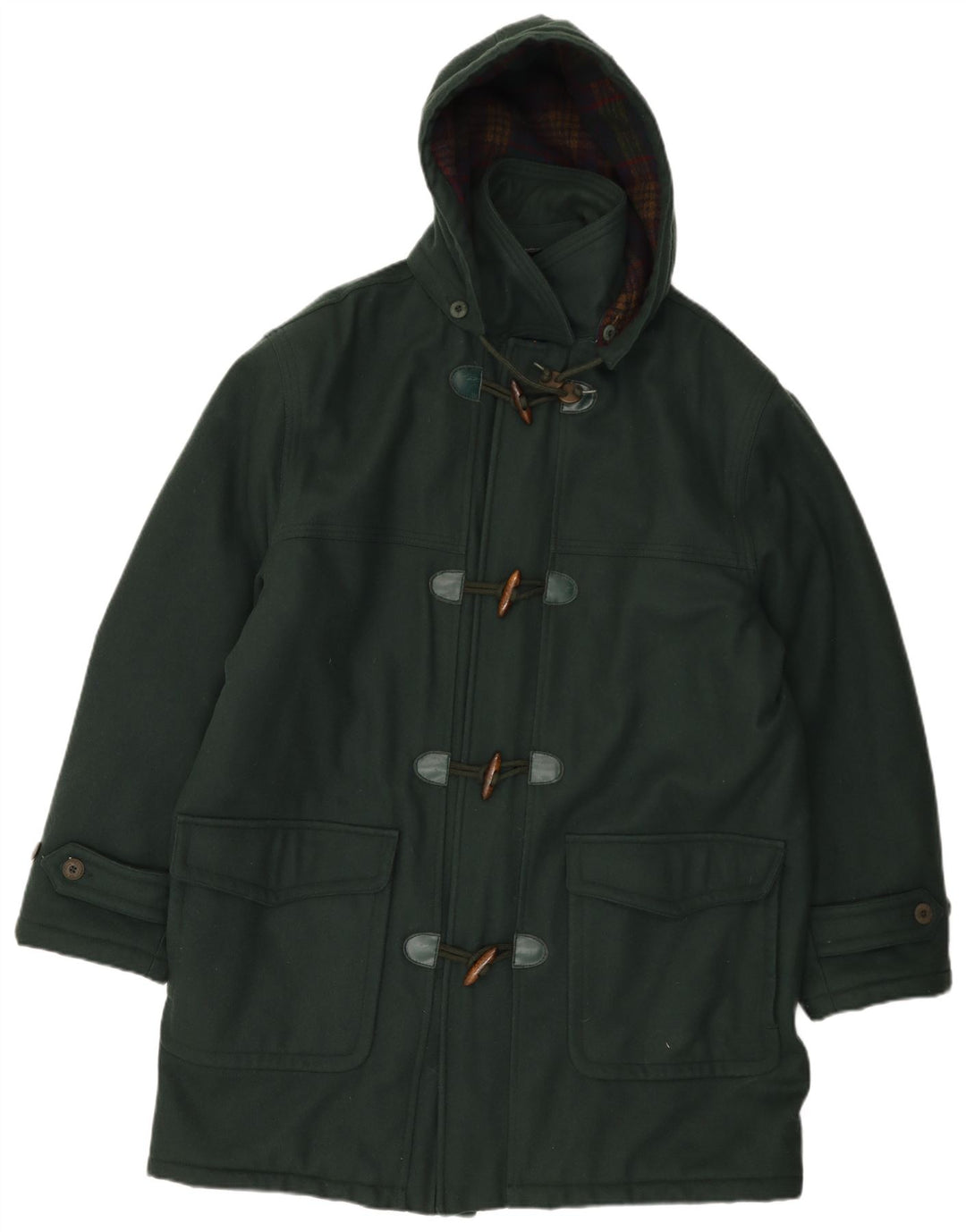 Montgomery con cappuccio da uomo Faciba IT 54 2XL Lana verde