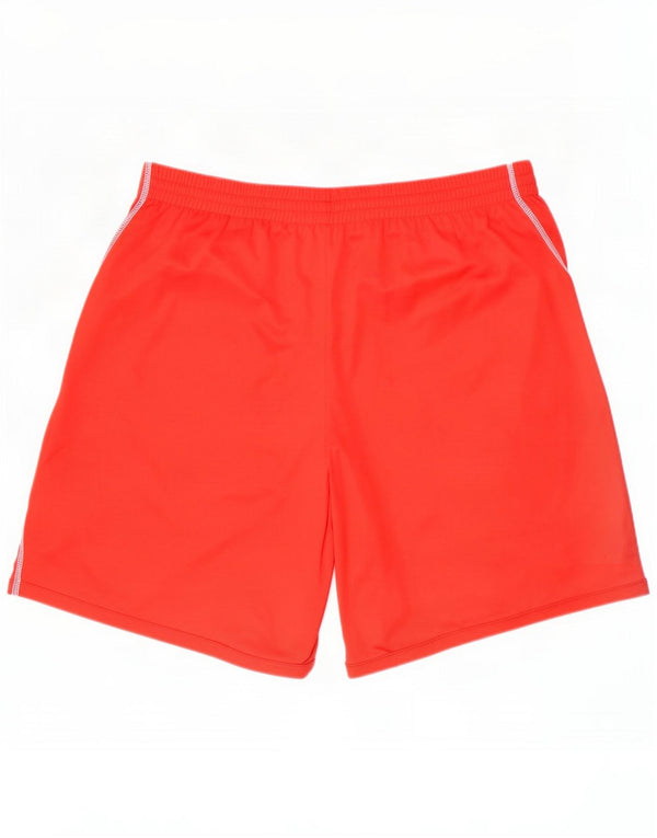 Kappa Pantaloncini sportivi con grafica da uomo 2XL W38 L7 Poliestere rosso