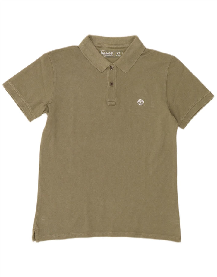 Polo Timberland da uomo slim fit piccola color kaki