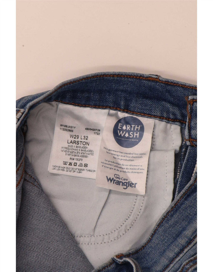 Jeans dritti Larston da donna Wrangler W29 L29 cotone blu