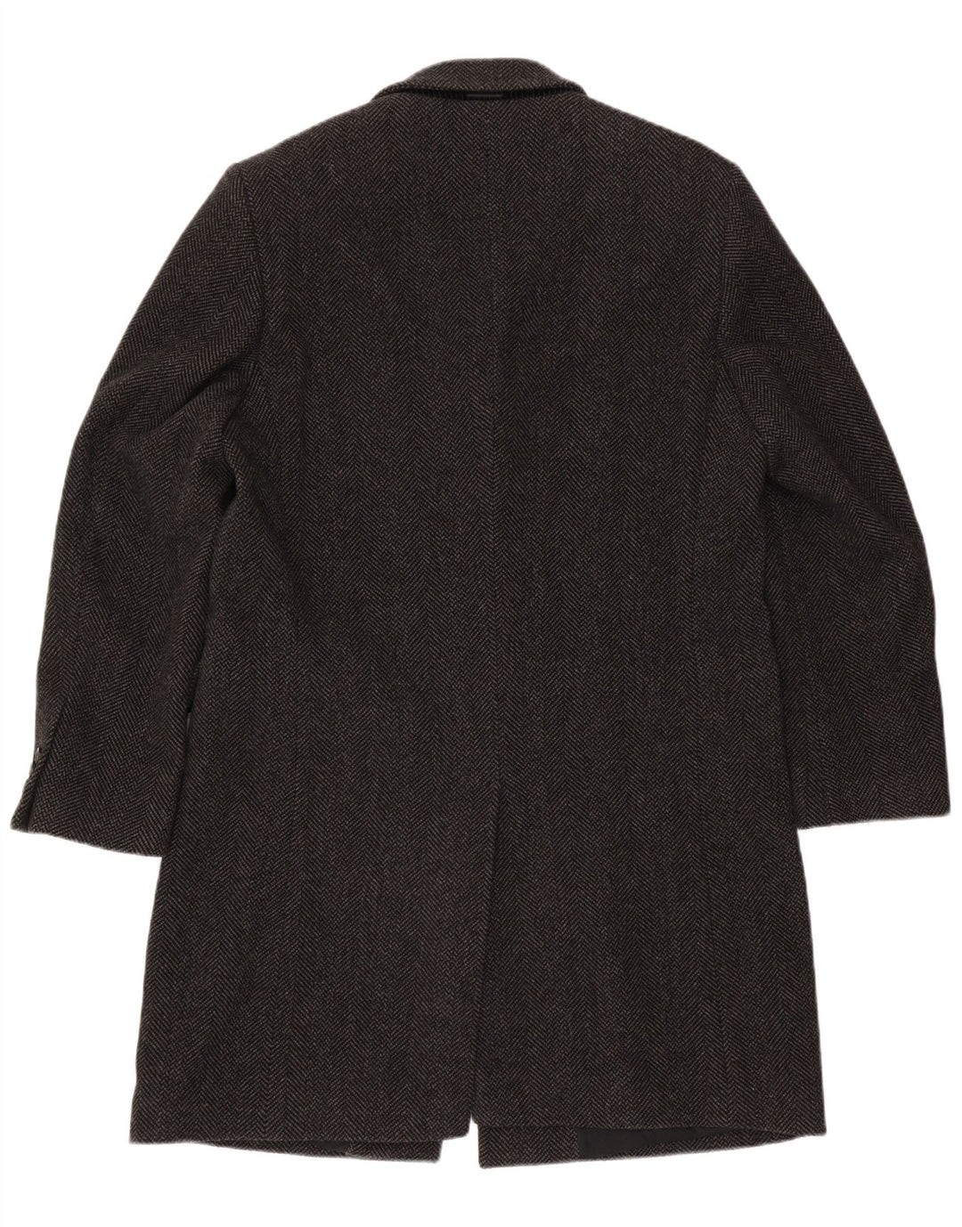 Cappotto da uomo Joop EU 52 XL Lana nera a spina di pesce