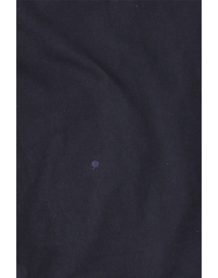 MASSIMO DUTTI Pantaloni chino slim fit da uomo EU 42 Large W32 L34 Blu navy