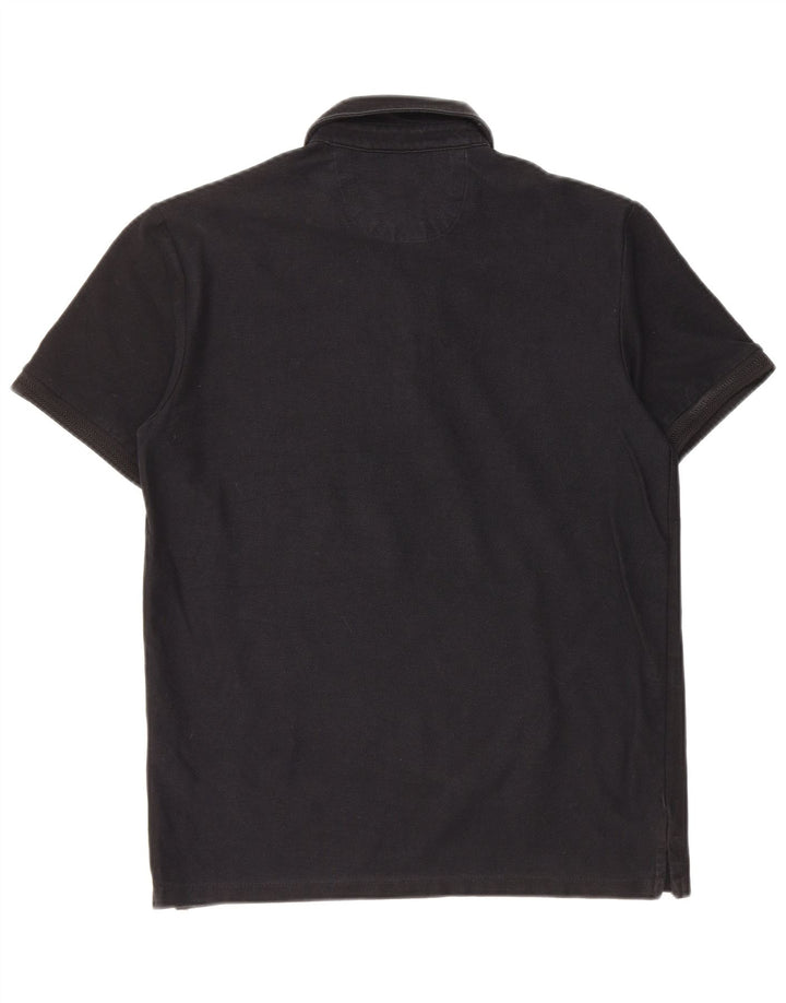 Polo Zara da uomo piccola in cotone nero