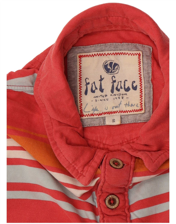 Polo da uomo Fat Face piccola a righe rosse