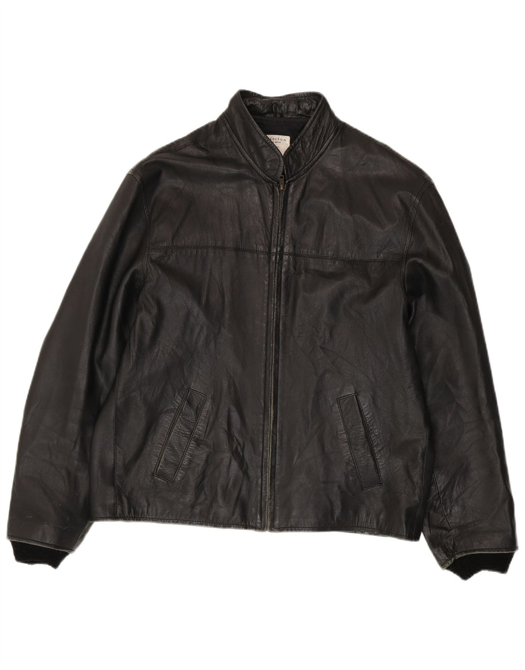 Giacca Pelle Uomo Conbipel IT 52 Large Pelle Nera