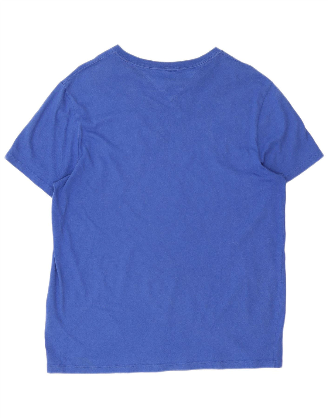 T-shirt grafica normale da uomo Tommy Hilfiger Top piccola in cotone blu