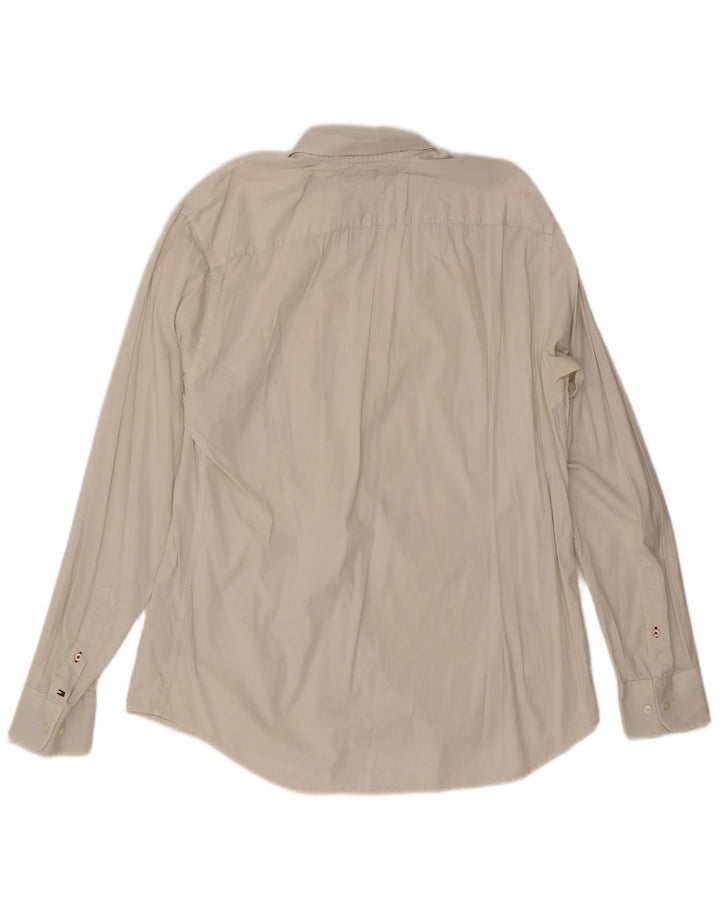 Camicia da uomo Tommy Hilfiger XL in cotone bianco