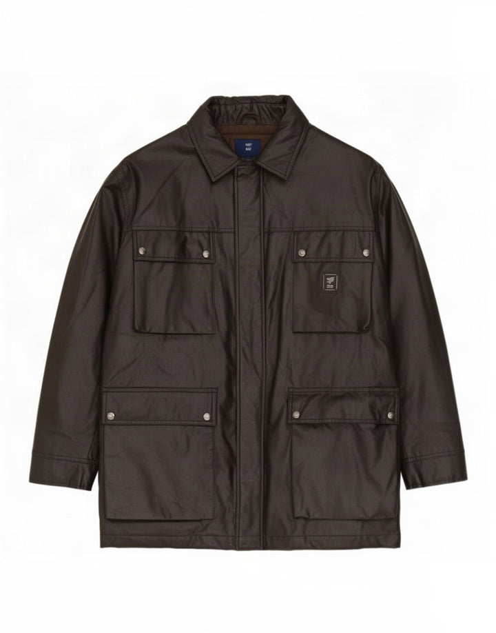 Giacca utility da uomo Piero Guidi UK 40 Large in cotone nero