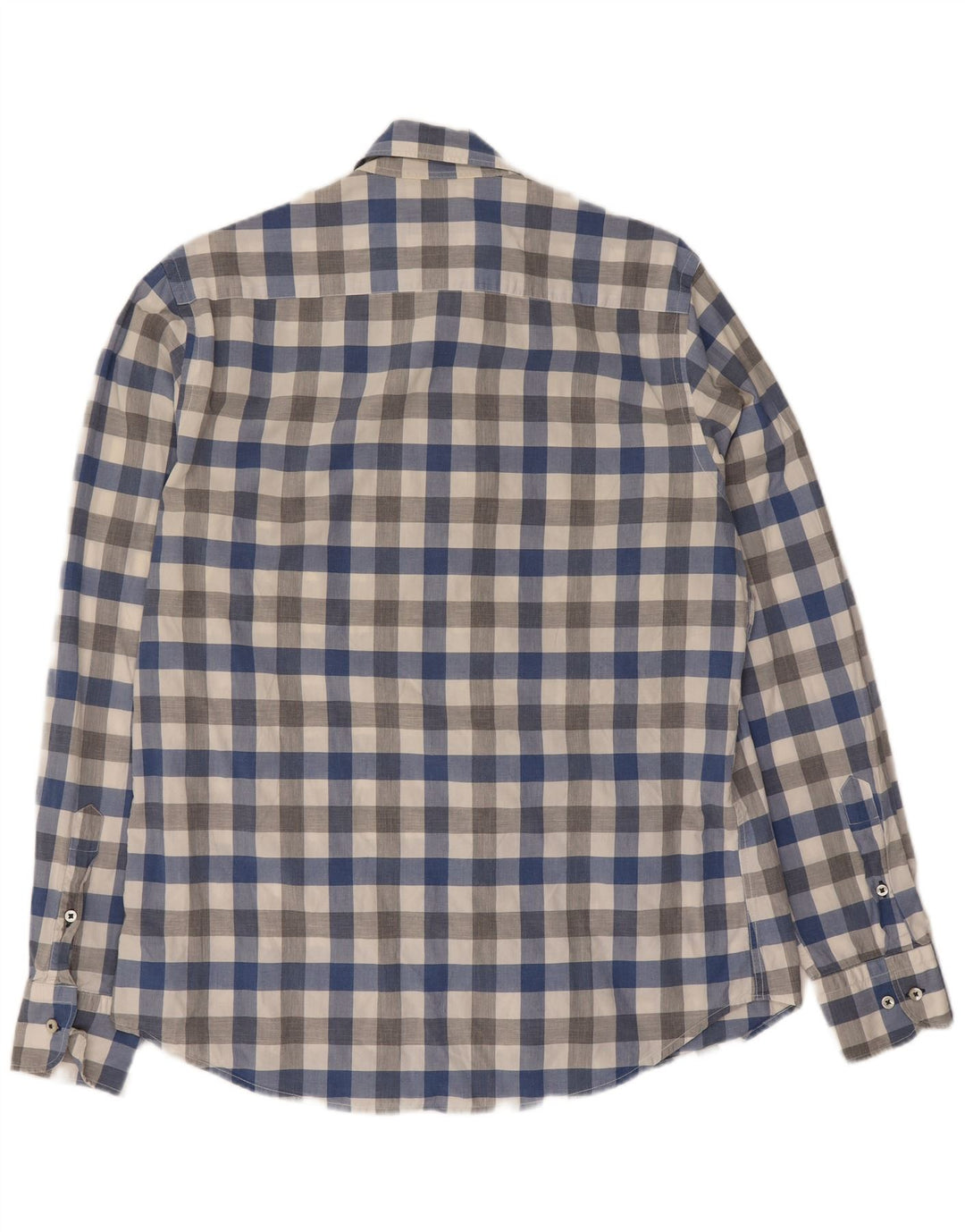 Camicia casual da uomo Massimo Dutti in cotone a quadretti multicolore medio