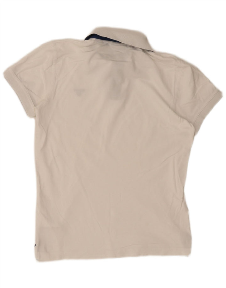 Polo da uomo Gant piccola in cotone bianco