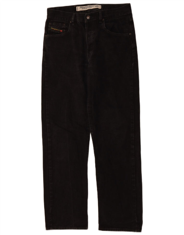 Jeans dritti da uomo Diesel W34 L31 cotone nero