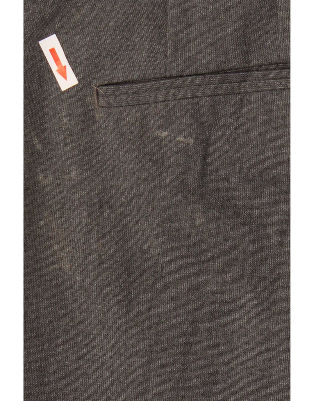 Pantaloni chino dritti da uomo Zara EU 44 Large W34 L29 Poliestere grigio