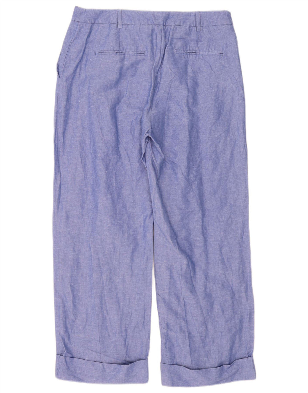 Pantaloni corti regolari da donna Marks & Spencer UK 12 medi W32 L26 Blu