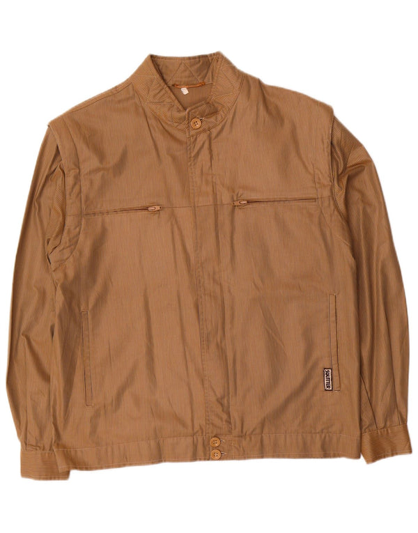 Giacca utility da uomo Southern IT 48 Poliestere gessato beige medio