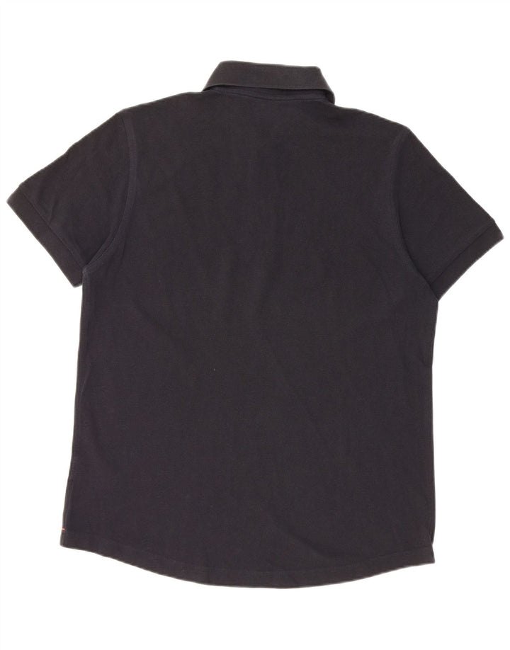 Polo da uomo Hugo Boss in cotone nero medio