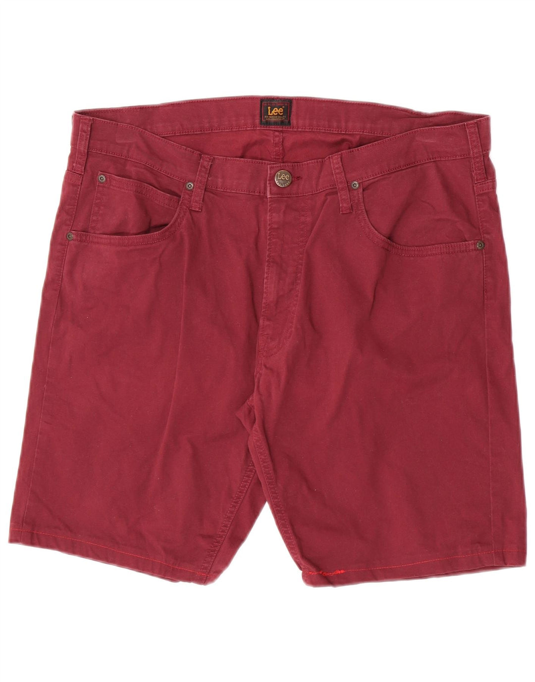 Pantaloncini casual da uomo Lee W38 XL in cotone marrone