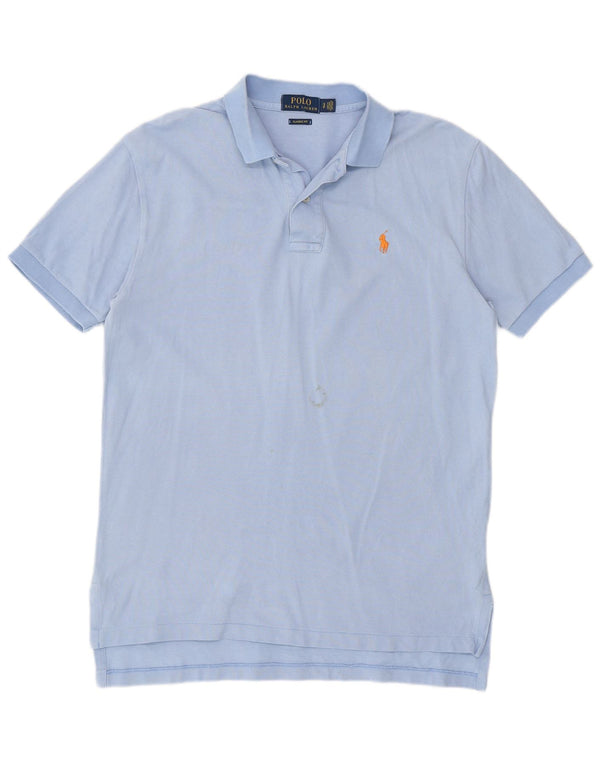 Polo Ralph Lauren Mens Classic Fit Polo Shirt Small Blue Cotton