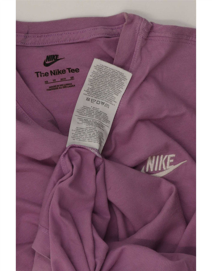 T-shirt da uomo Nike Top XS viola in cotone