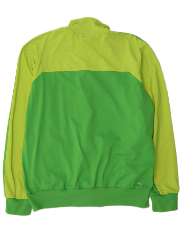 Giacca da uomo Adidas Climalite Top Jacket Large Green Colourblock