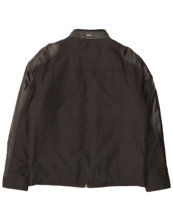 Giacca a vento bomber da uomo Calvin Klein UK 38 media nera moderna