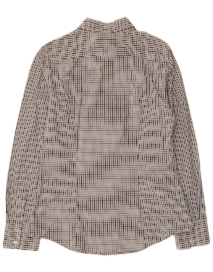Camicia da donna Benetton UK 14 Large in cotone grigio