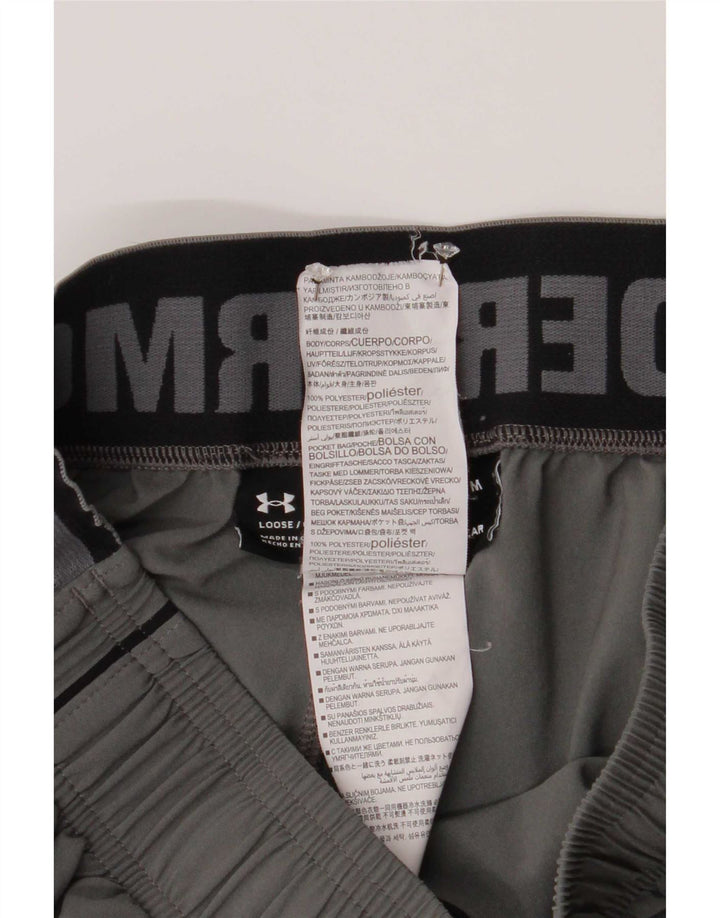 Pantaloncini sportivi Under Armour da uomo Heat Gear Graphic Poliestere grigio medio