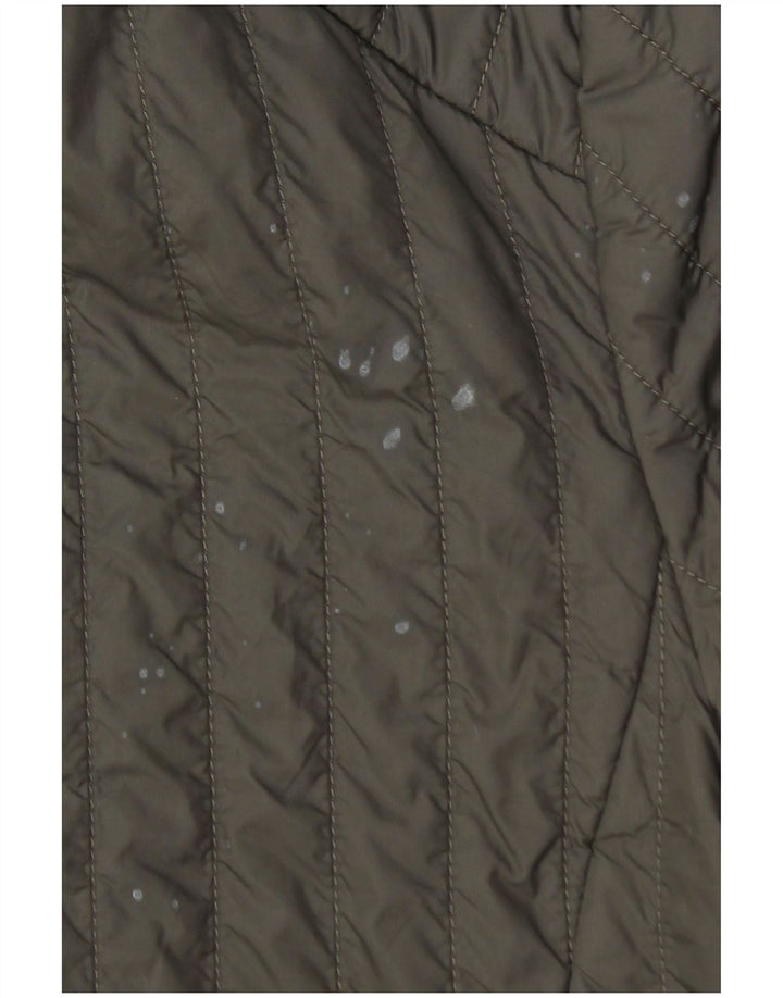 ARMANI JEANS Giacca imbottita da uomo UK 36 Small Khaki Poliammide