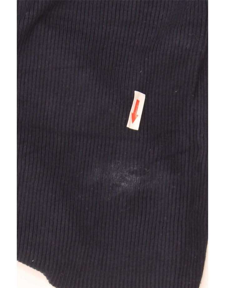 Top corto da donna Marks & Spencer UK 4 XS blu navy