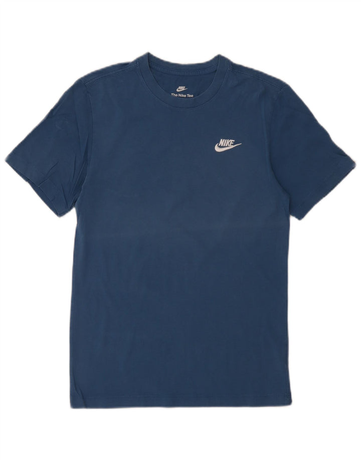 T-shirt da uomo Nike Top XS in cotone blu